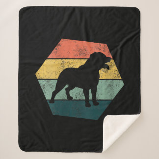 Couverture Sherpa Womens Vintage Hexagon Rottweiler Venin Rottweiler