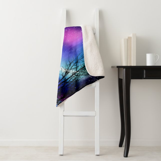 Couverture Sherpa Wonderlights d'hiver Sherpa Blanket (En situation)