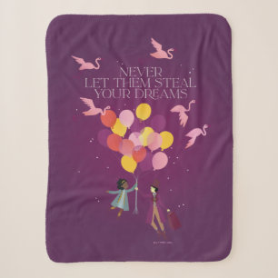 Couverture Sherpa Wonka "Ne les laissez jamais voler vos rêves"