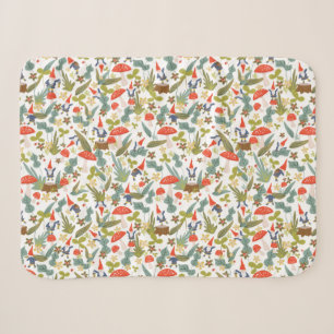 Couverture Sherpa Woodland Gnomes Baby