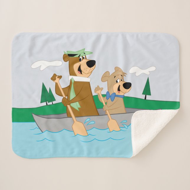 Couverture Sherpa Yogi Bear et Boo Boo Fun Canoe Adventure (Devant (Horizontal))