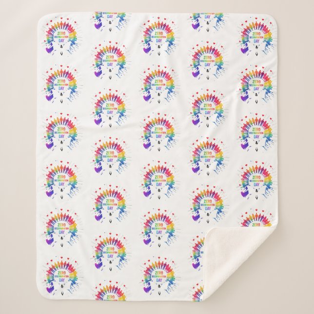 Couverture Sherpa Zero Discrimination Day  (Devant)