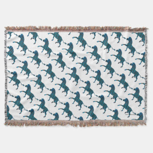 Couverture Silhouette noir et bleu Zebra
