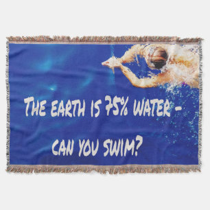 Couverture Siwmming équipe de natation Amour à la piscine