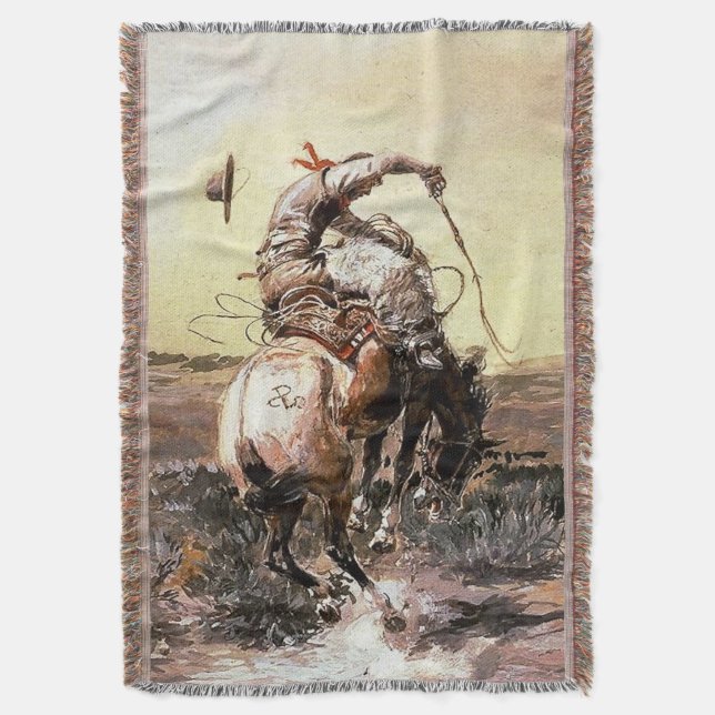 Couverture "Slick Rider" Western Art de Charles M Russell (devant Vertical)