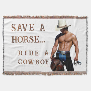 Couverture SlipperyJoe's sauve cheval monter chapeau de cowbo