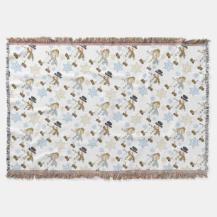 Couverture Snowman Snowflake Motif