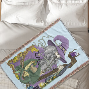 Couverture Sorcier celtiqueDragon Fantastique Violet
