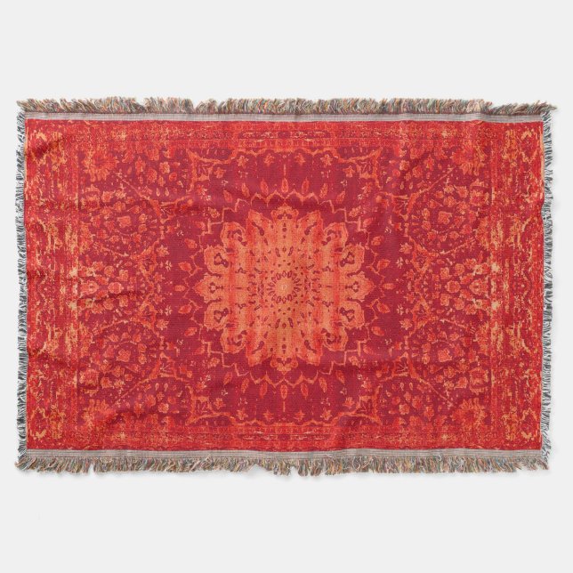 Couverture Souk couché de soleil : Motif marocain d'Orange Ma (Devant)