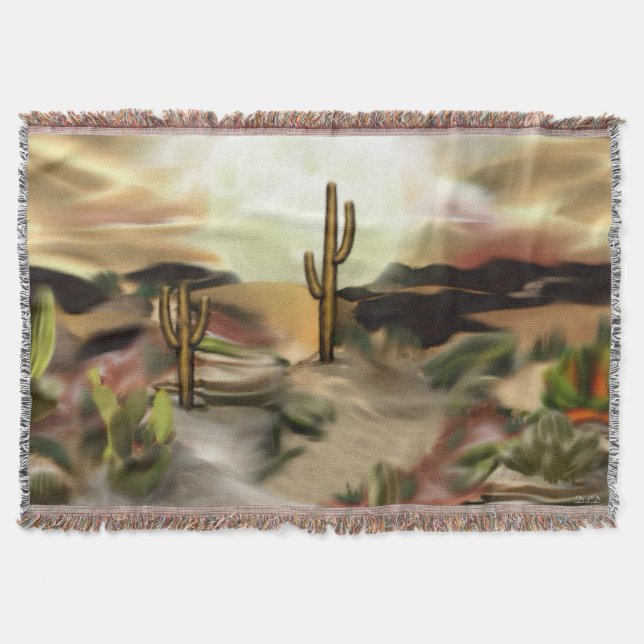 Couverture Southwest Desert Sunrise Abstrait Art (Devant)