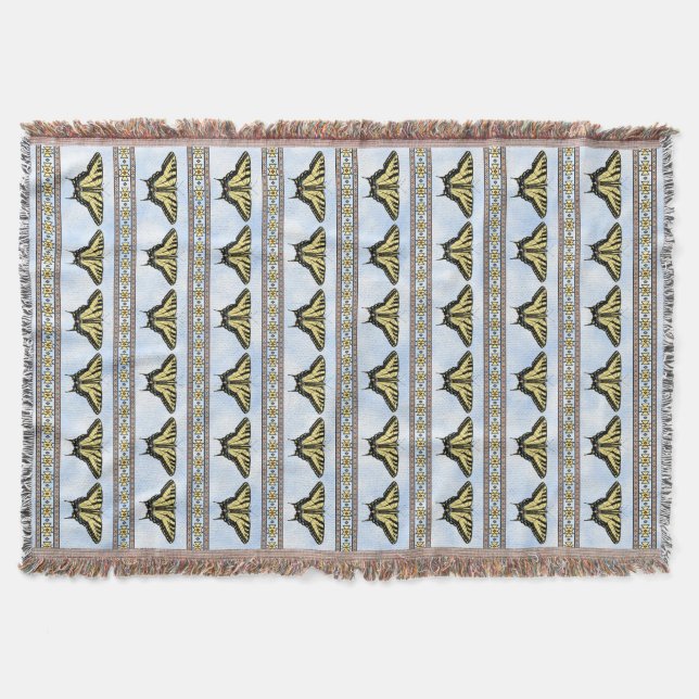 Couverture Southwest Yellow Swallowtail Butterfly Blue Sky (Devant)