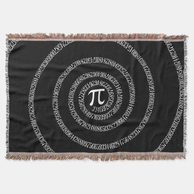 Couverture Spirale pour Pi sur Décor noir (Devant)