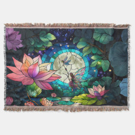 Couverture Stained Glass Little Fairy With Dragonfly