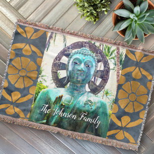 Couverture Statue de Bouddha Turquoise Photo Paix Nom de la c