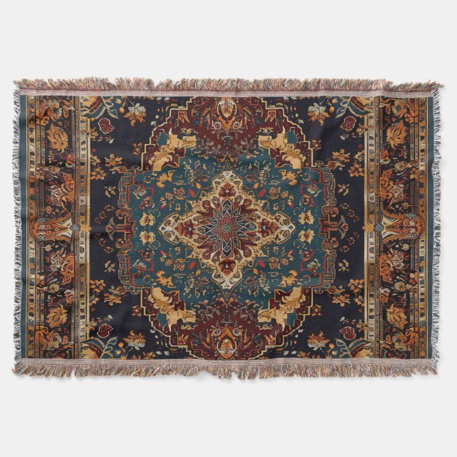 Couverture Style marocain Rouge (Devant)