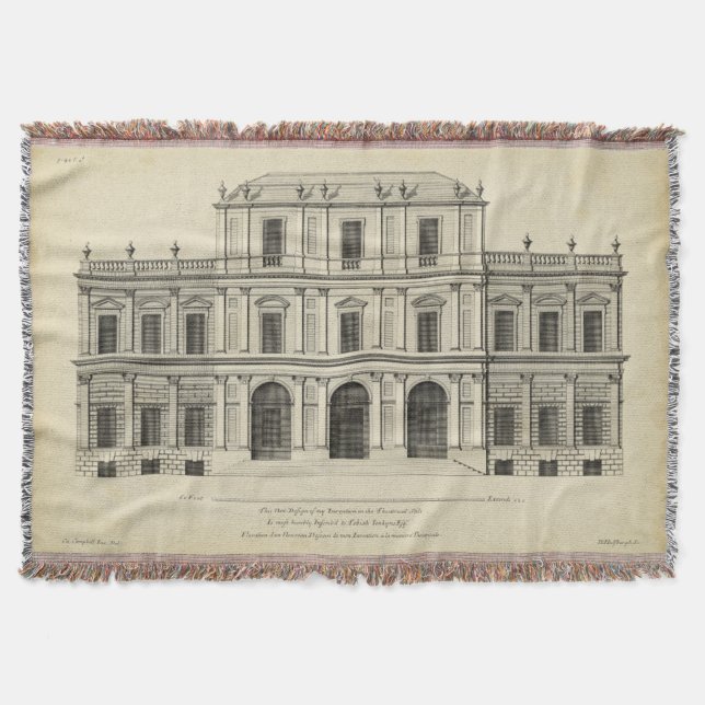 Couverture Style théâtral Façade par Colen Campbell (Devant)