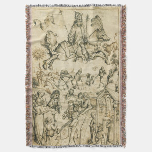Couverture SUN MARS Antique Black White Astrologie Dessin