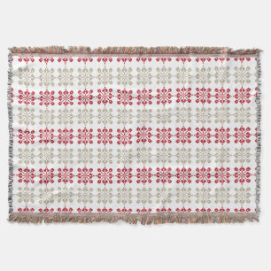 Couverture SUN traditionnel letton motif géométrique VI
