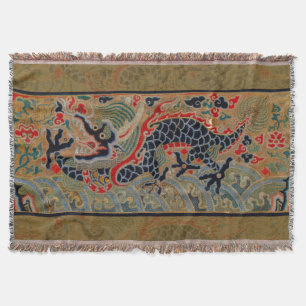 Couverture Symbole dragon chinois Antique asiatique