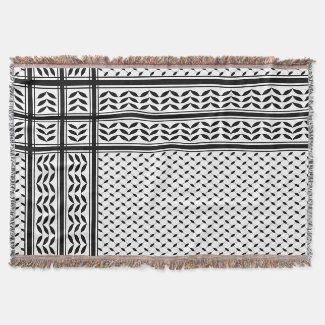 Couverture Symbole Keffiyeh de la Palestine Motif de résistan (Devant)