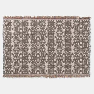 Couverture Tao marron et beige élégant