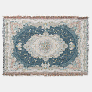Couverture Tapis Ancien Turc Persan