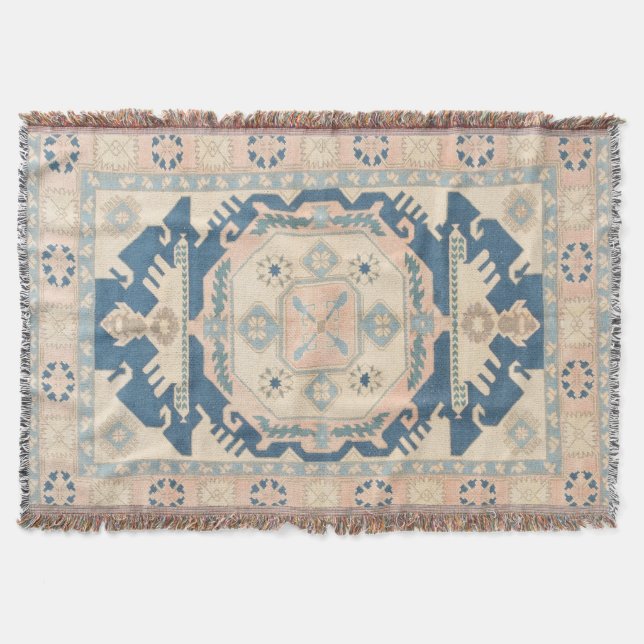 Couverture Tapis Kilim Antique Oriental Beau (Devant)