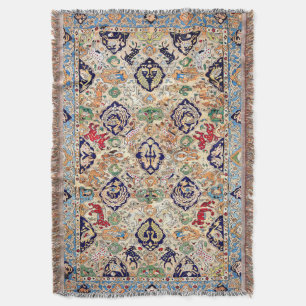 Couverture Tapisserie d'antiquité persane orientale Imprimer