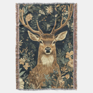 Couverture Tapisserie vintage William Morris Cottage Core Cer
