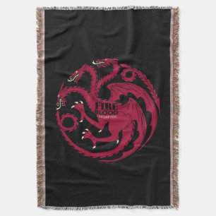 Couverture Targaryen Sigil - Feu et Sang