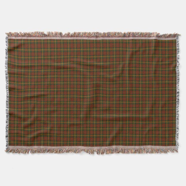 Couverture Tartan de feuille d'érable canadien (Devant)