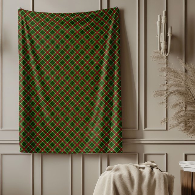 Couverture Tartan de vacances confortable pour les (Cozy Holiday Tartan Blanket for Family Moments)