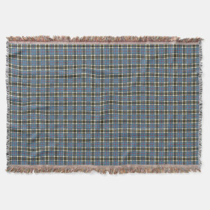 Couverture Tartan écossais bleu-clair de Thompson de clan
