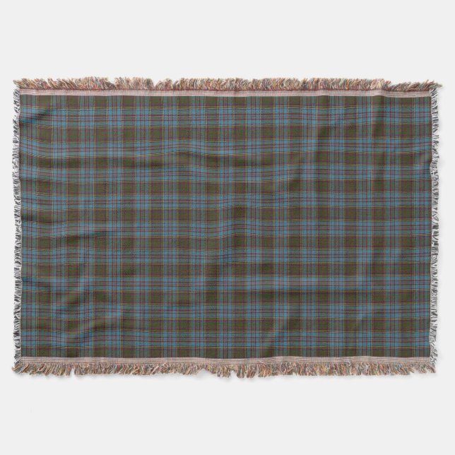 Couverture Tartan écossais d'Anderson de clan (Devant)