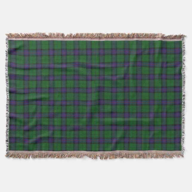 Couverture Tartan écossais d'Armstrong de clan (Devant)