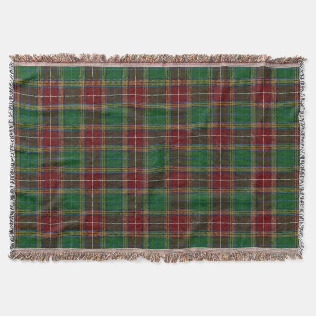 Couverture Tartan écossais de Baxter de clan (Devant)