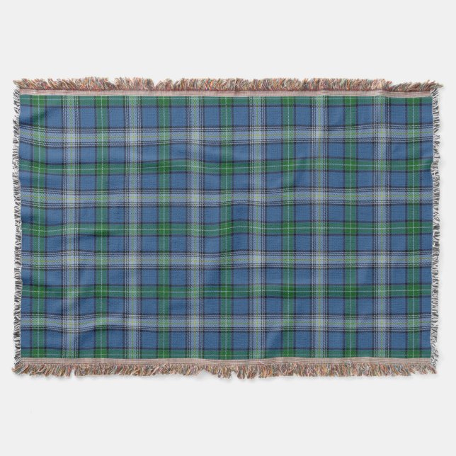 Couverture Tartan écossais de MacDowall McDowell de clan (Devant)