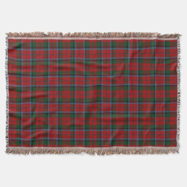 Couverture Tartan écossais de MacNachtan McNaughton de clan (Devant)