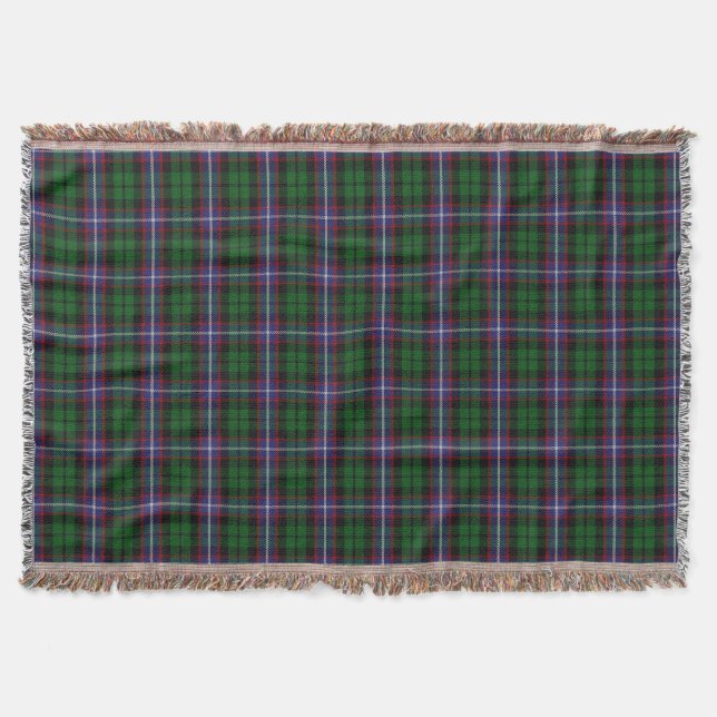 Couverture Tartan écossais de Russell de clan (Devant)