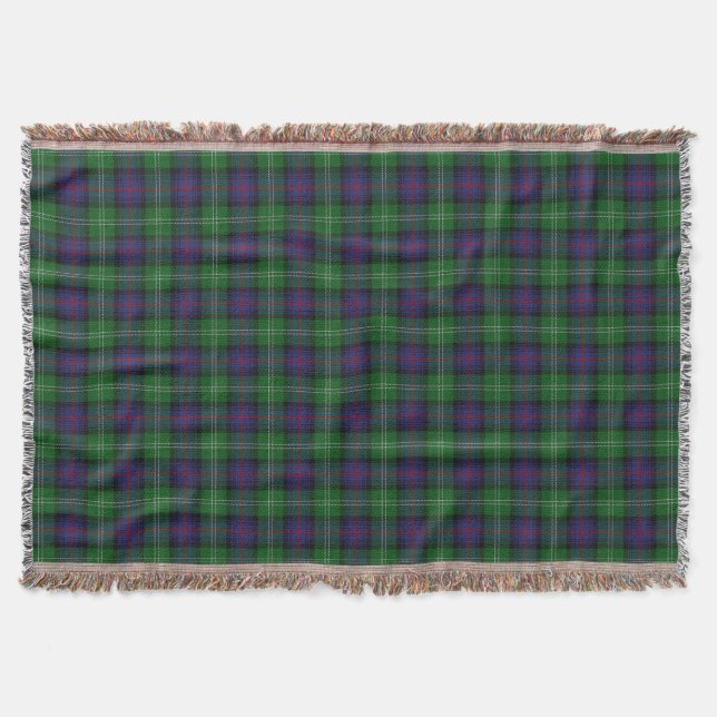 Couverture Tartan écossais de Sutherland de clan (Devant)