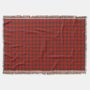 Couverture Tartan rouge lumineux de Cameron de clan