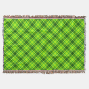 Couverture Tartan vert À damiers Motif plaid-57578