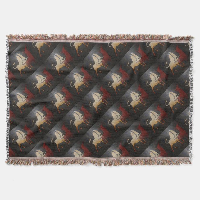 Couverture Taurean Bulls Animal Art Abstrait (Devant)