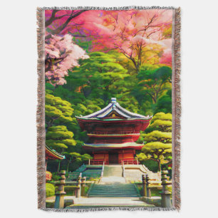 Couverture Temple Cherry Blossom
