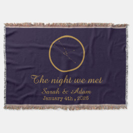 Couverture The Night We Met Star Map –Celestial love design