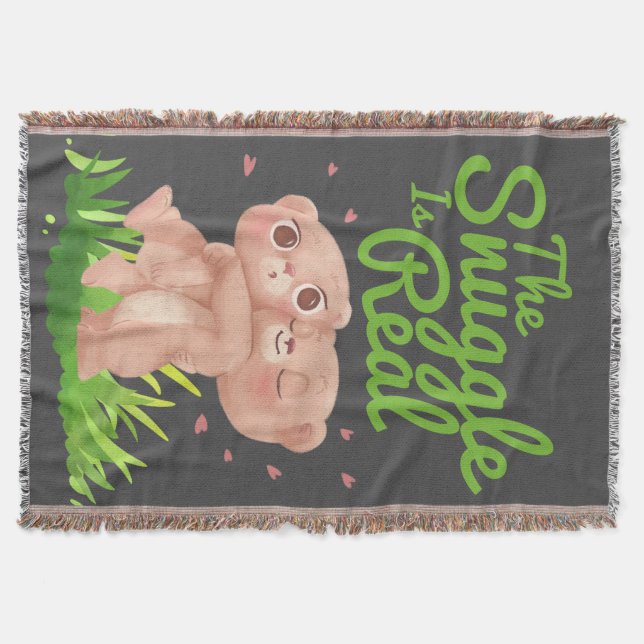 Couverture The Snuggle is Real Cute Bear Hugs (Devant)