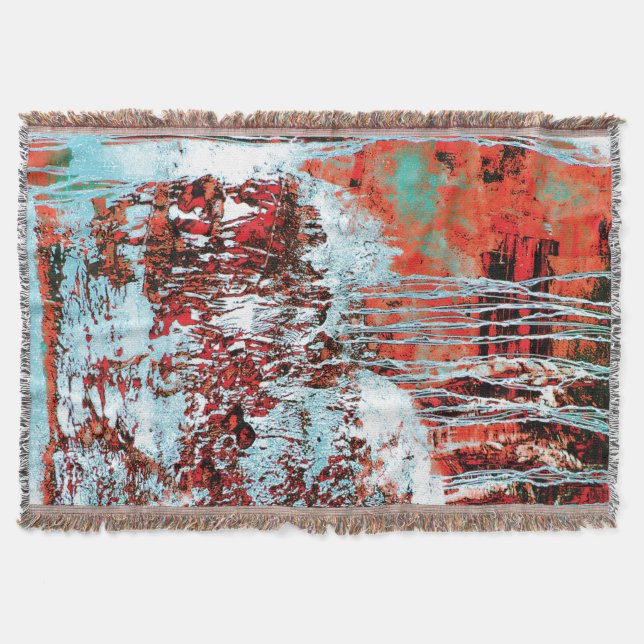 Couverture Throw Blanket – Corrosion Pulse (Devant)