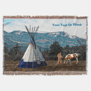 Couverture Tipi - Camp d'hiver