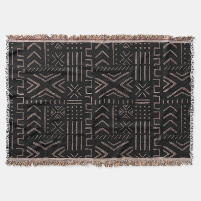 Couverture Tissu de boue africain contemporain Imprimer (Devant)
