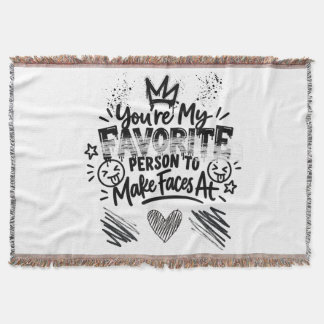 Couverture Toile enroulée avec design de slogan Friends
